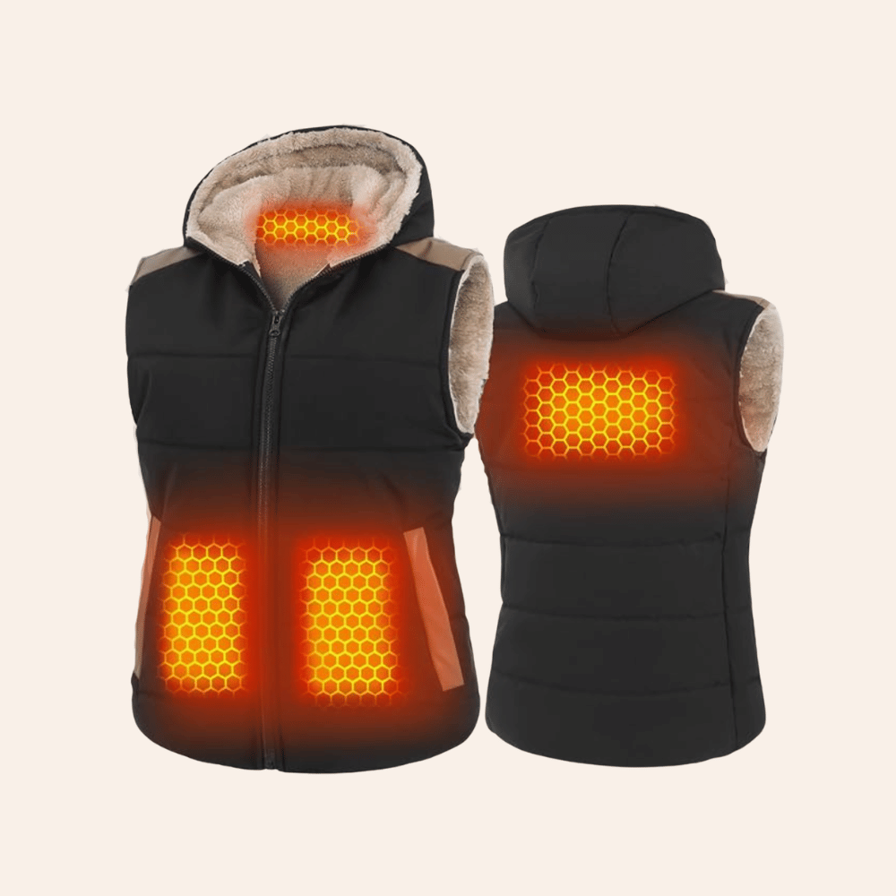 heated hoodie vest